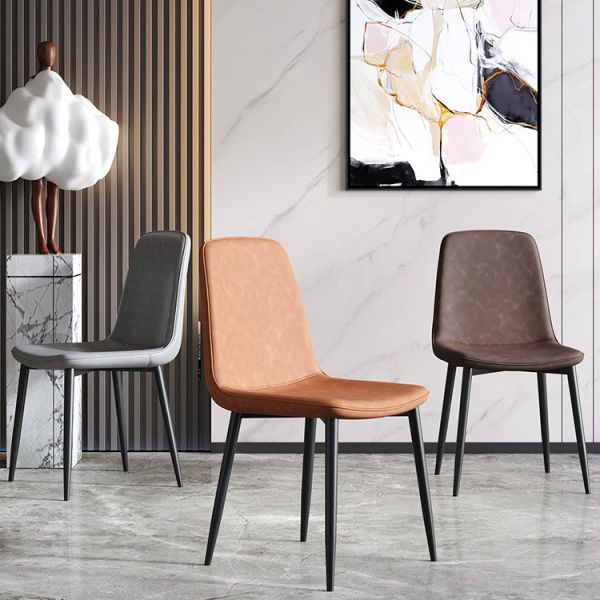 Metal Modern Contemporary Kitchen Chair Dining Room Side Parsons Chair