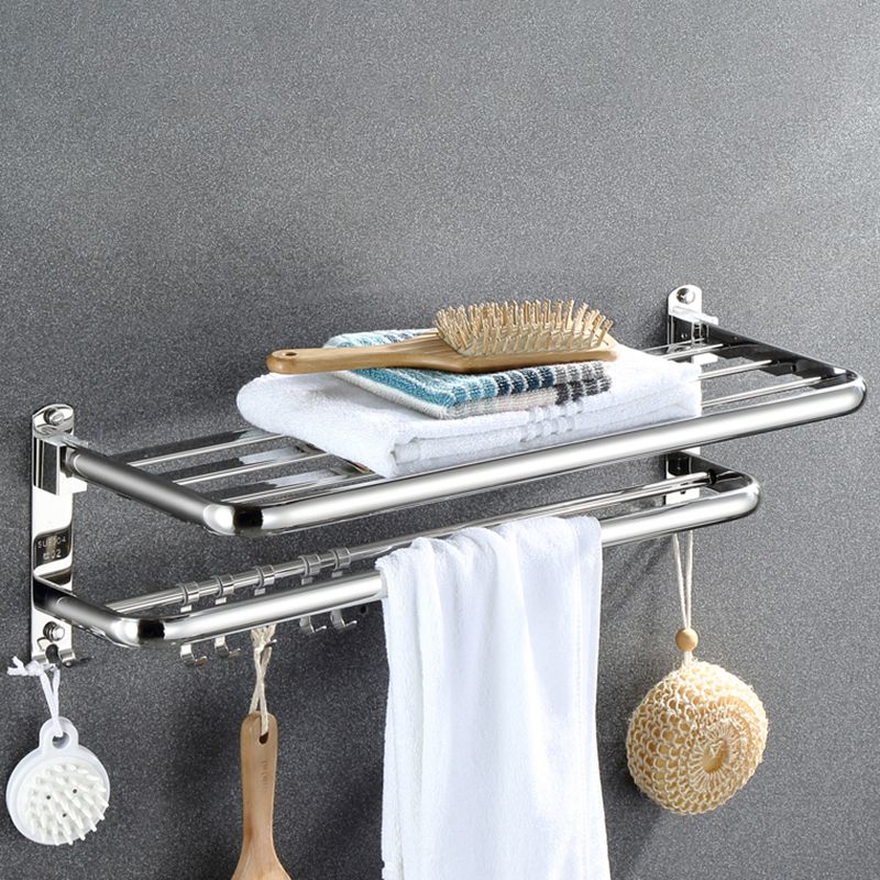 Modern Bathroom Hardware Set Silver Metal Bathroom Accessory