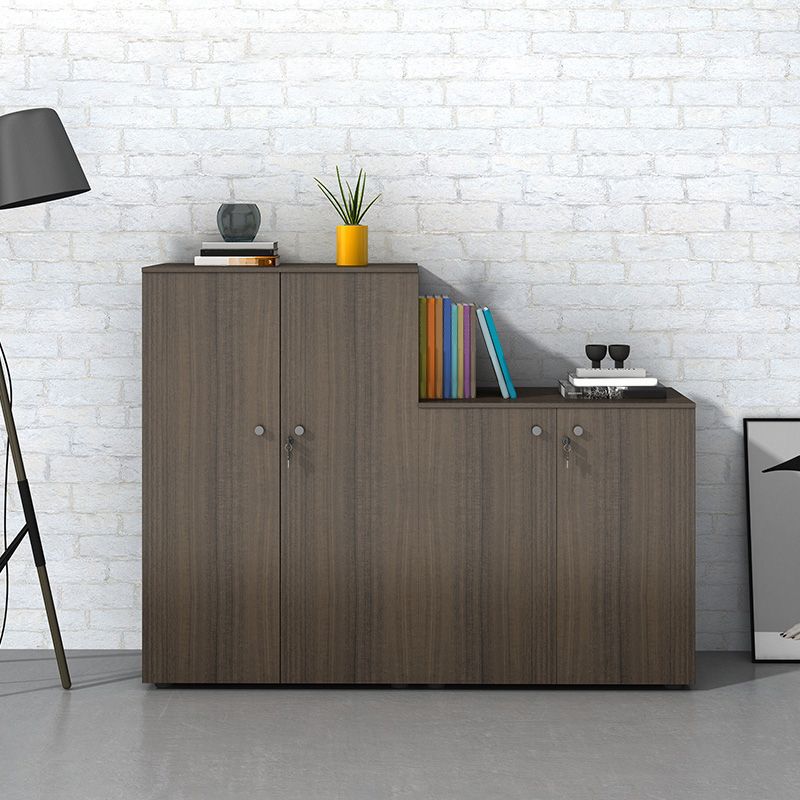 Modern Filing Cabinet Wood Vertical Filing Cabinet with Locking Storage