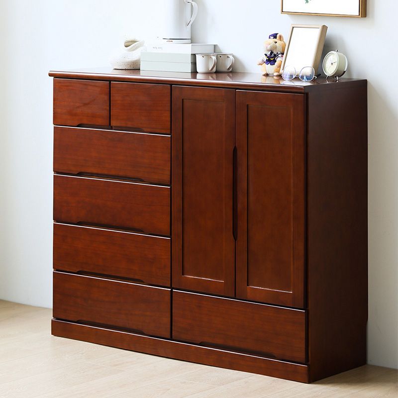 Modern Wood Sideboard Buffet Table with Drawer for Dining Room