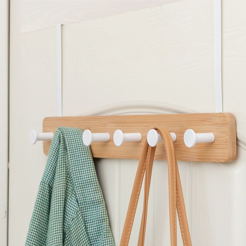 Contemporary Entryway Kit Wood Wall Mounted Hooks Included No Distressing Hall Stand