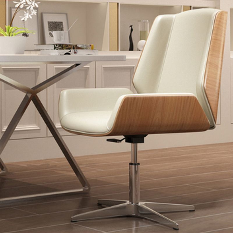 Contemporary Ergonomic Chair Mid-Back No Distressing Conference Chair