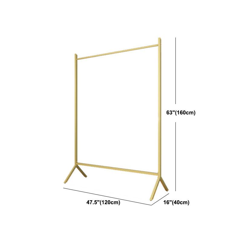 Glam Hall Stand Metal Framed Hanging Rail Entryway Kit for Living Room