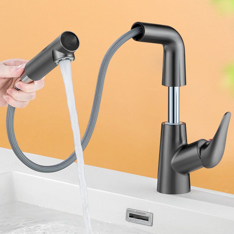 Modern Sink Faucet Solid Color Vessel Sink Faucet for Bathroom