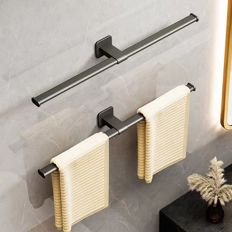 Contemporary Aluminum Bath Hardware Set Towel Bar Bathroom Hardware