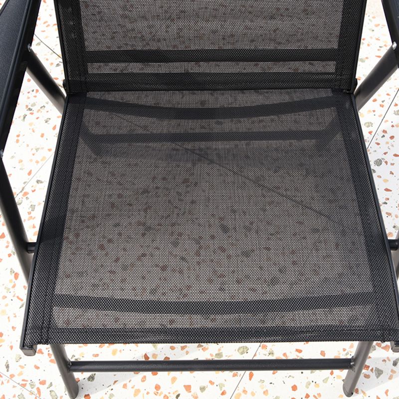 Tropical Outdoor Bistro Chairs Rattan Folding Outdoors Dining Chairs