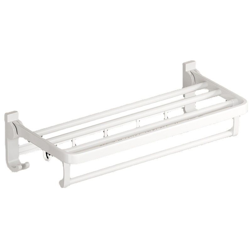 Modern Bathroom Hardware Set Towel Bar White Bath Shelf Bath Hardware Set