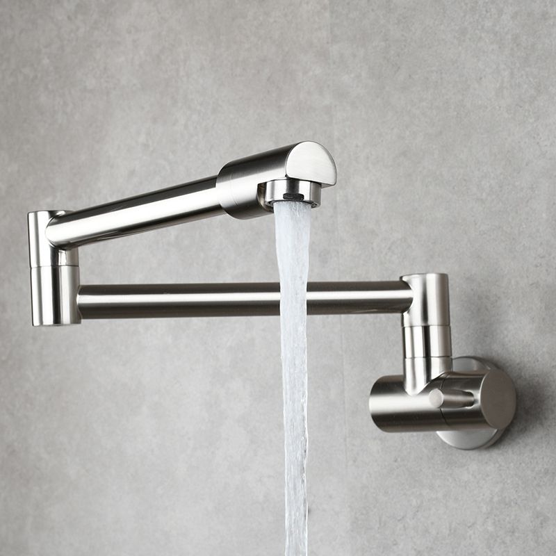 Modern Wall Mounted Faucet Solid Color Wall Mounted Bathroom Faucet