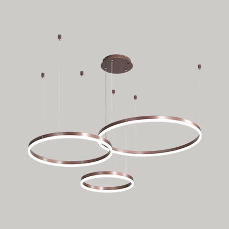 Orbit Hanging Light Kit Modern Style Metal 3 Lights Hanging Ceiling Lights