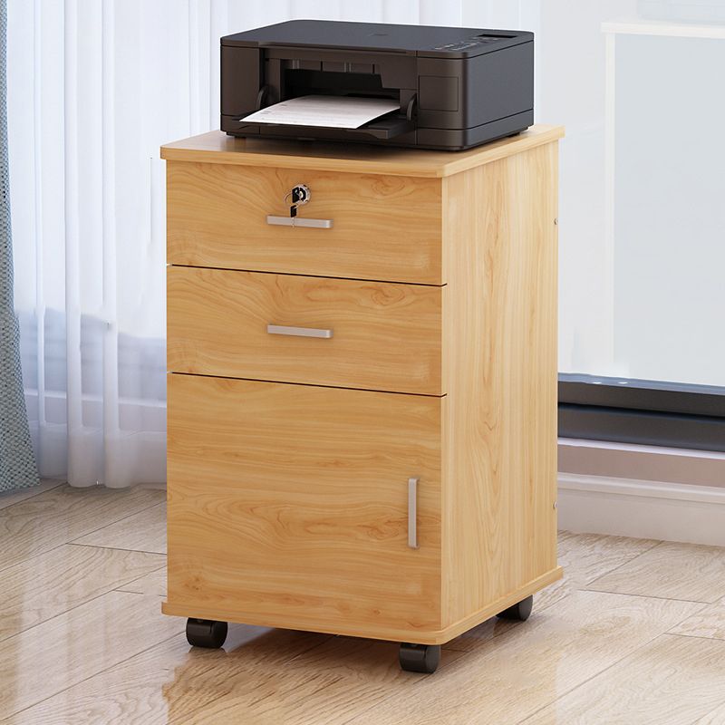 Classic File Cabinet Drawers Solid Wood Locking File Cabinet