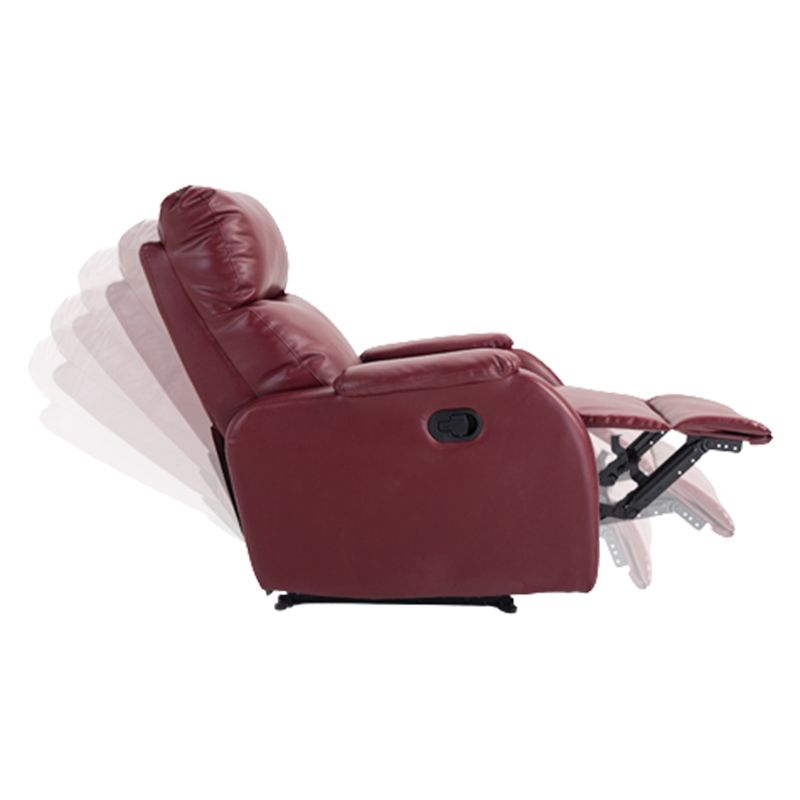 Adjustable Standard Recliner with Lumbar Support Manual-Push Botton Metal