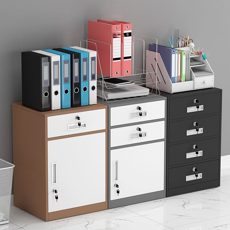 Traditional Cabinet Metal Locking Drawers and Storage File Cabinet