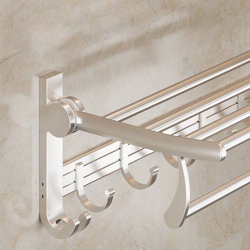 Modern Polished Chrome Bathroom Accessory Set Bath Shelf/Towel Bar/ Paper Holder Included