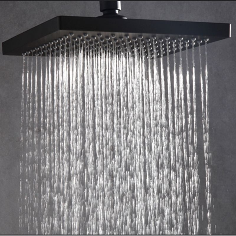 Traditional Metal Fixed Shower Head Ceiling Mounted Square Fixed Shower Head