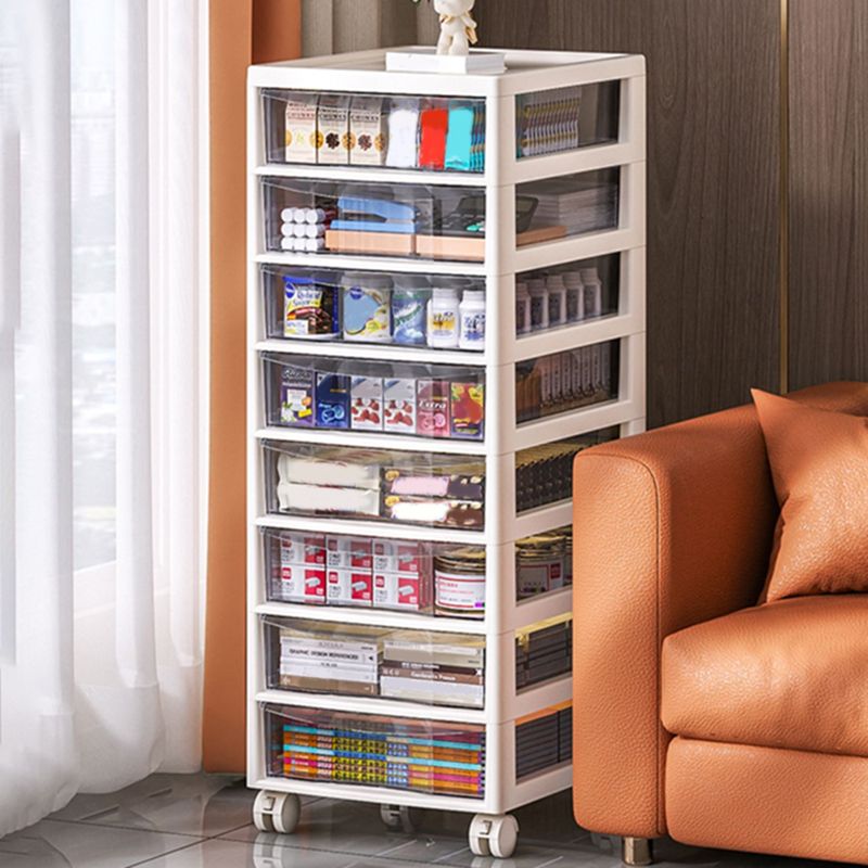 Modern Plastic File Cabinet Storage Drawers Filing Cabinet for Office