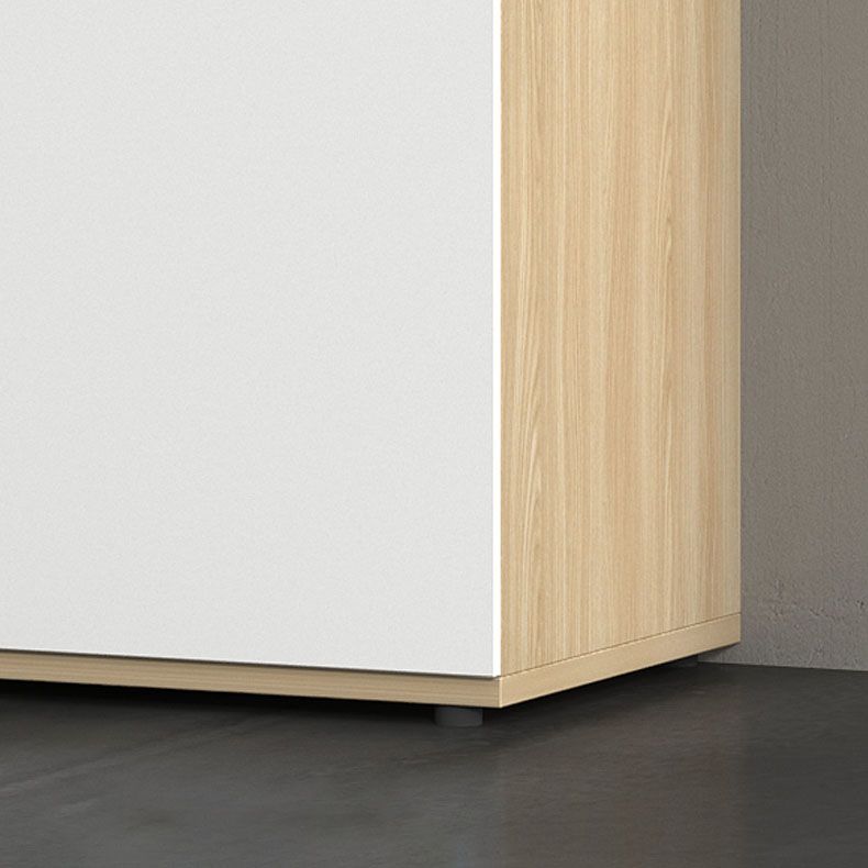 Scandinavian Lateral File Cabinet Wood Filing Cabinet for Home Office