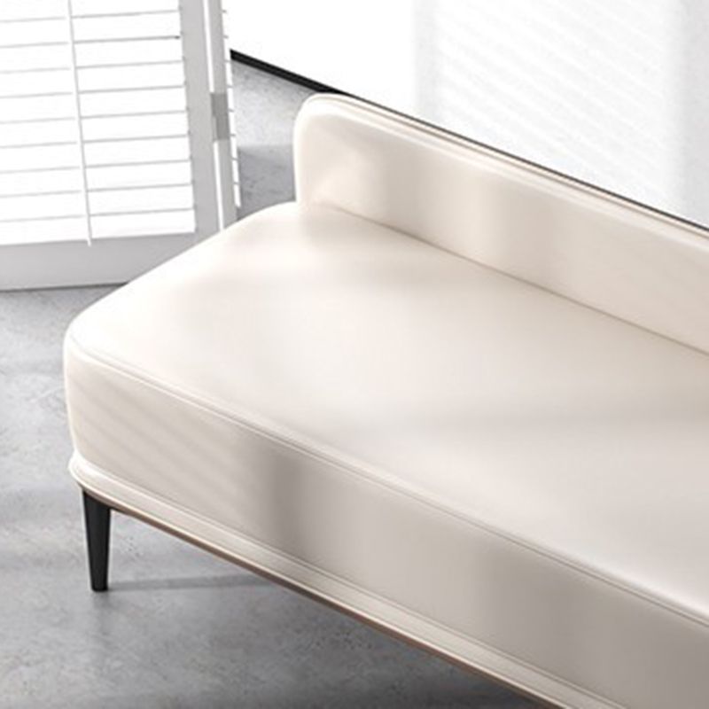 Contemporary Cushioned Seating Bench Rectangle Entryway and Bedroom Bench