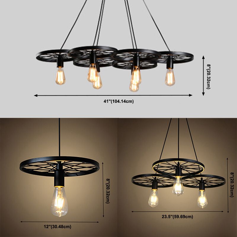 Creative Industrial Style Pendant Lighting Bulb for Coffee Shop Restaurant