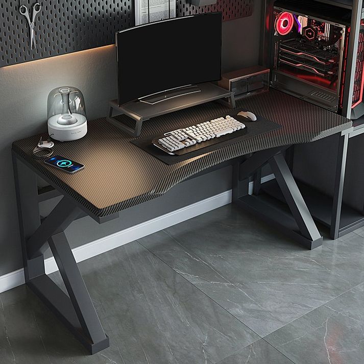 Industrial Rectangular Gaming Desk Wood Writing Desk for Home