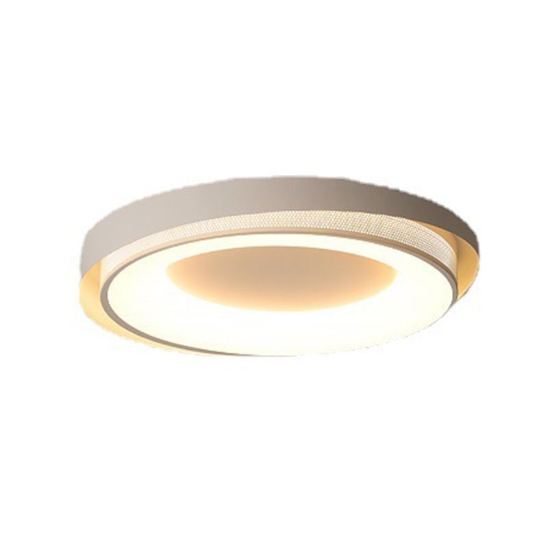 LED Modern Ceiling Light White Flush Mount Lighting for Restaurant