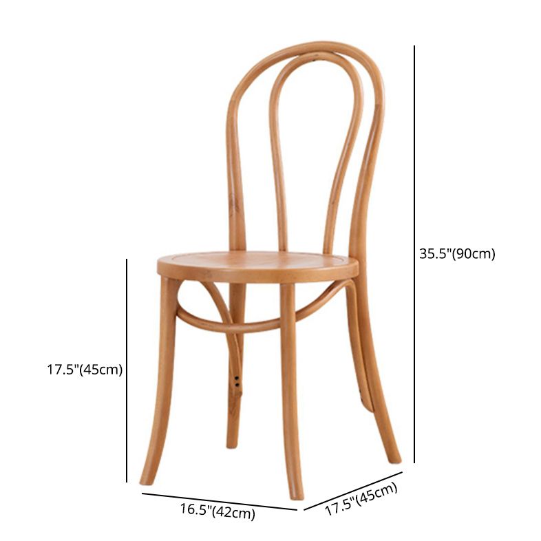 Contemporary Style Beech Wood Chiar Windsor Back Side Kitchen Dining Chair