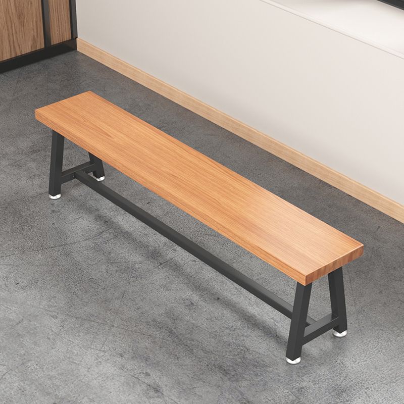 11.7-inch W Modern Entryway Bench Solid Wood Rectangle Seating Bench