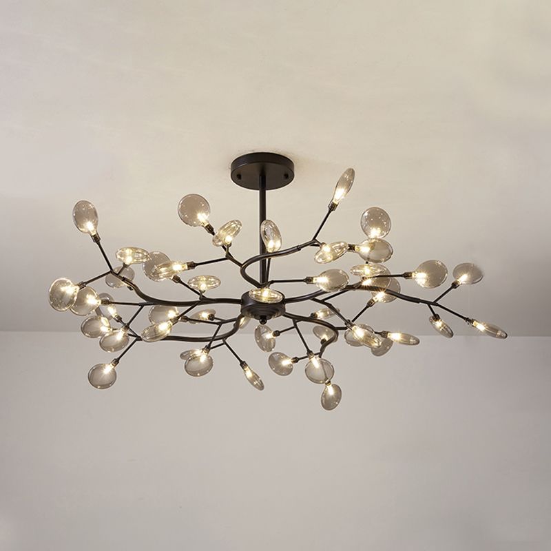 Orbicular Chandelier Pendant Light Modern Chandeliers For Dining Room with Acrylic Shade