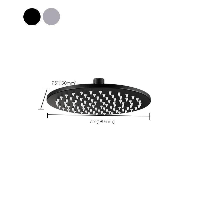 Contemporary Square Shower Head Combo with Handheld Shower Head