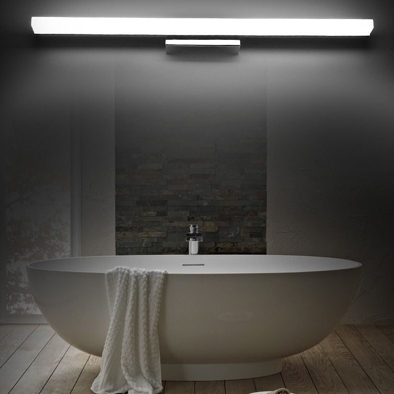 Rectángulo LED Baño Baño Mural Splique Simple Tocador de tocador impermeable para tocador para tocador