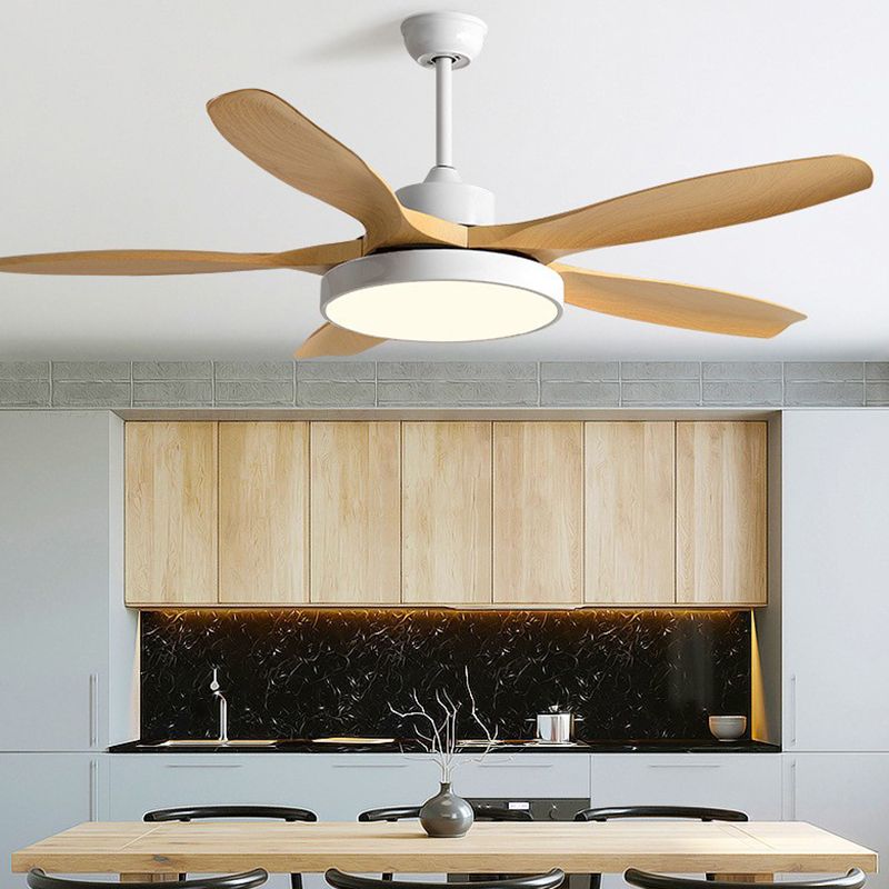 Modern Ceiling Fan Light Fixture Simple LED Ceiling Lamp for Bedroom