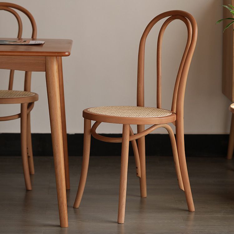 French Modern Style Solid Wood Dining Chairs Set Windsor Back Side Chair