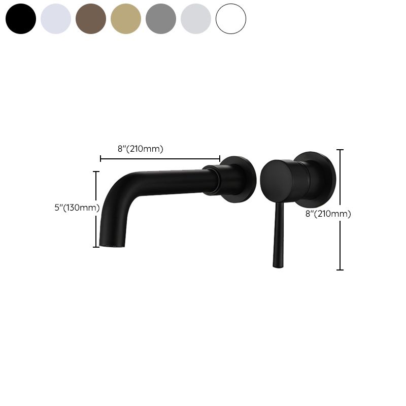Industrial Wall Mounted Bathroom Faucet 2 Hole Swivel Spout Vessel Faucet