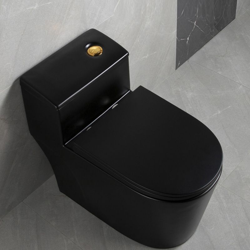 Traditional Siphon Jet Flush Toilet Slow Close Seat Included Urine Toilet for Bathroom