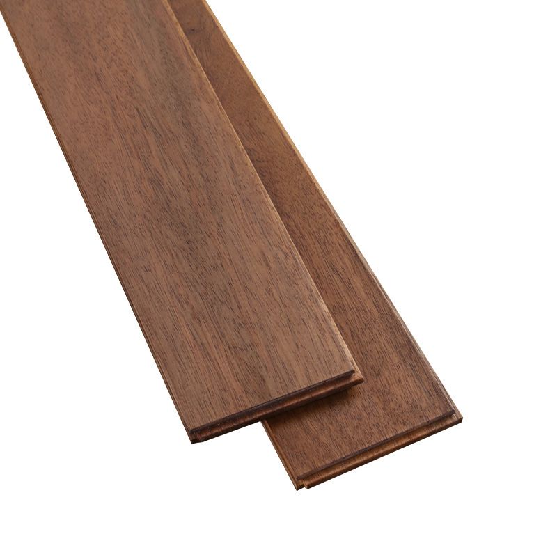 Traditional Wood Flooring Tiles Click-Locking Wire Brushed Hardwood Flooring