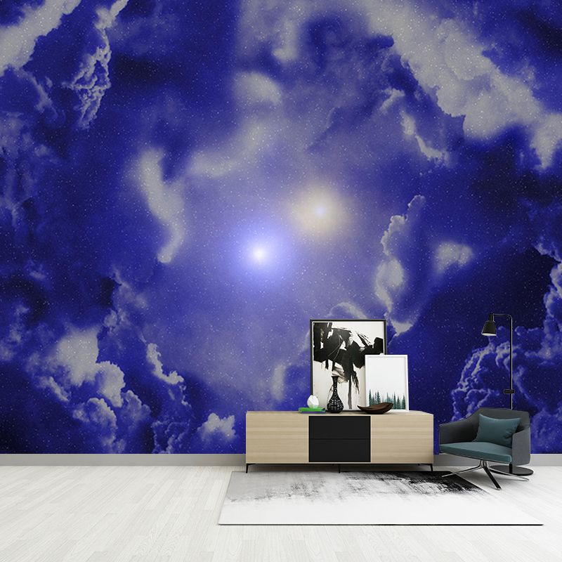 Universe Sky Horizontal Illustration Mural Decorative Eco-friendly for Living Room