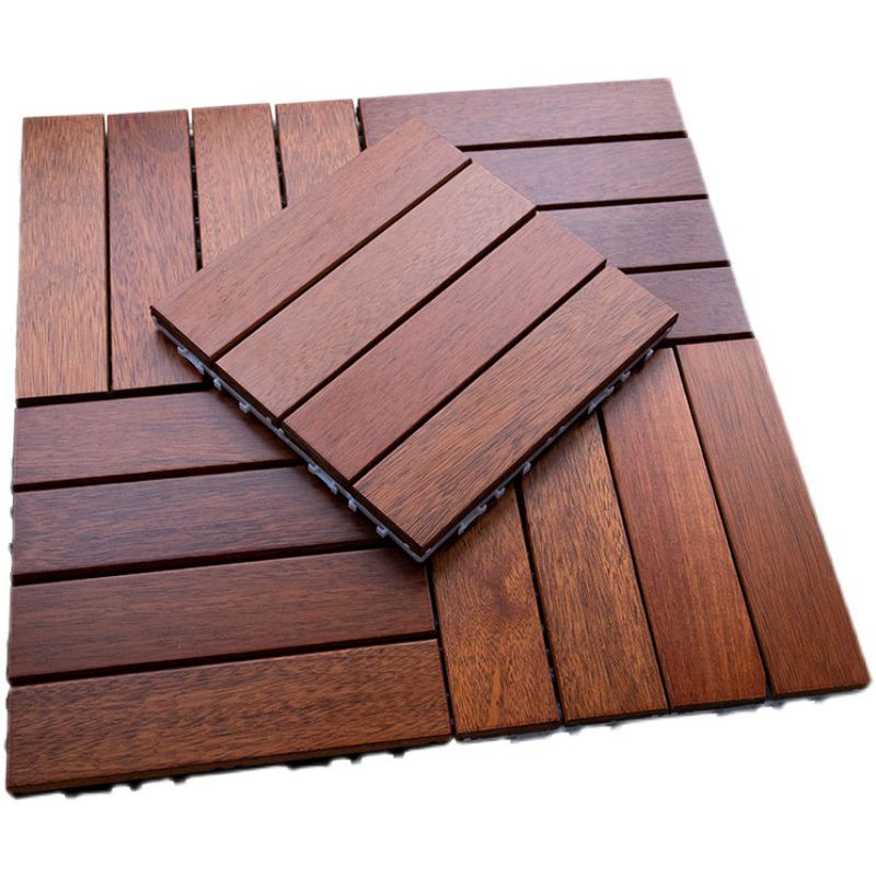 Smooth Birch Floor Tile Water Resistant Click Lock Wooden Floor for Living Room