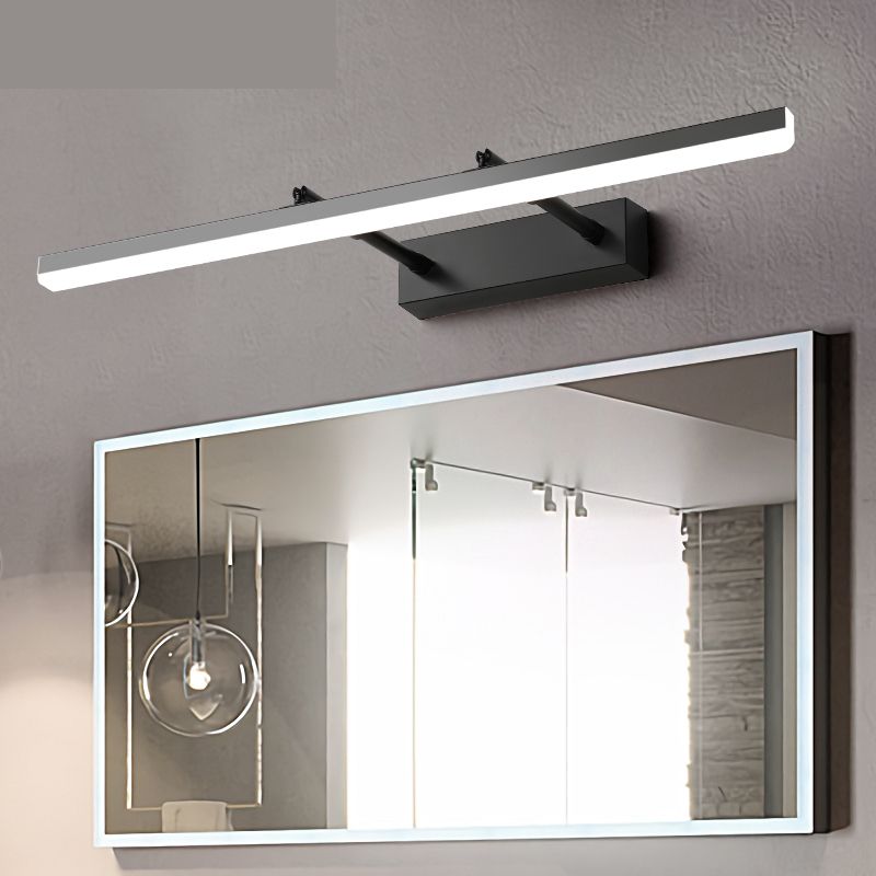 Modern Style Tube Vanity Mirror Lights Metal 1 Light Vanity Sconce Lights