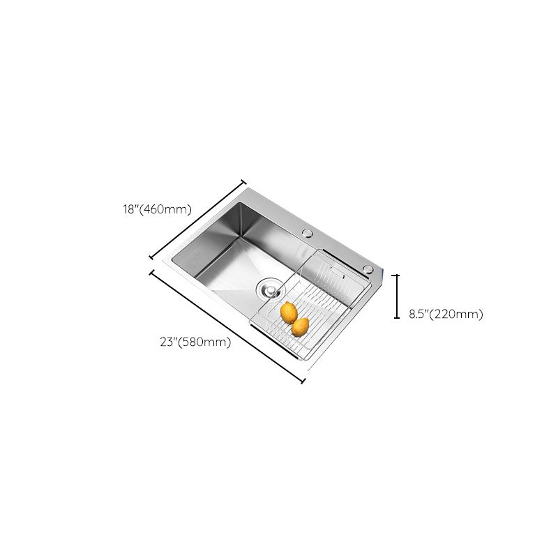 Kitchen Sink Overflow Hole Design Kitchen Sink with Drain Assembly