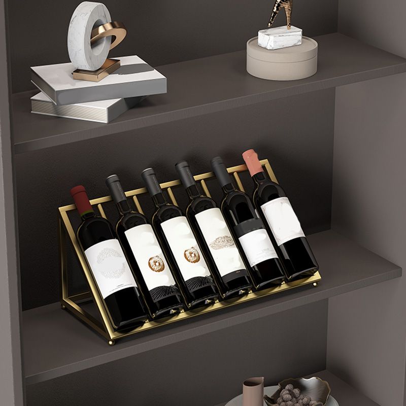 Modern Tabletop or Countertop Free-Stand Wine Rack Kit Metal Wine Racks