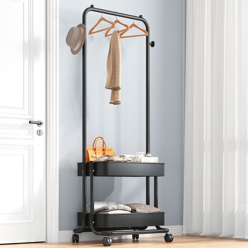 Industrial Coat Rack Storage Shelf Entryway Kit Coat Hanger for Living Room