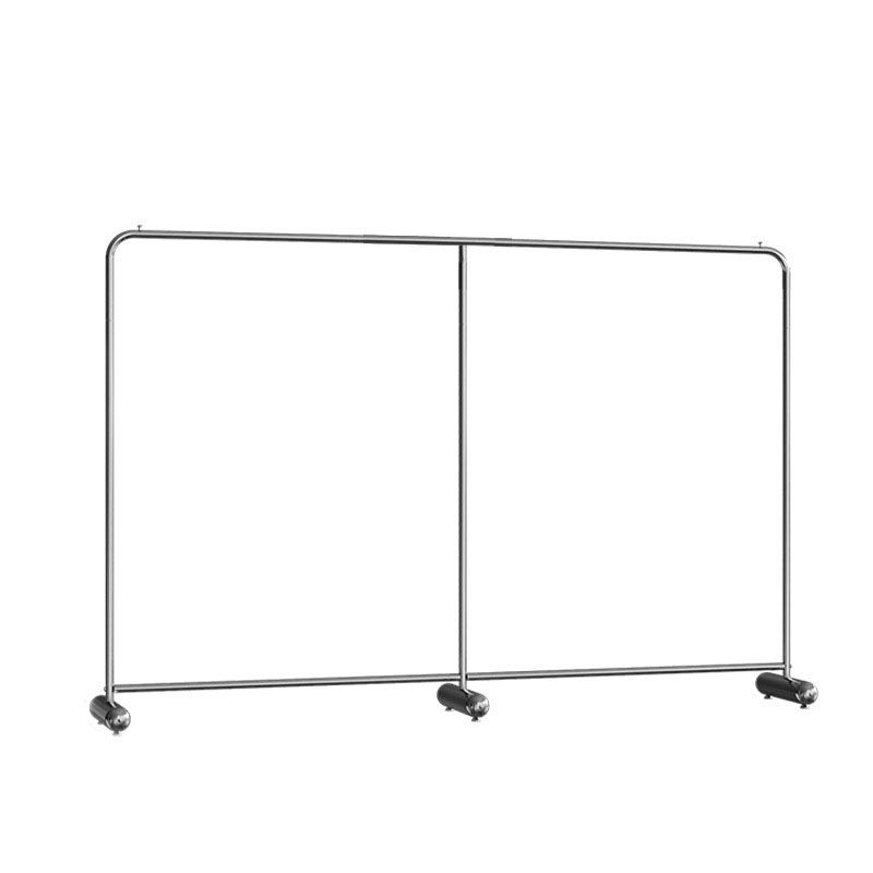 Industrial Hall Stand Silver Metal No Distressing Free Standing Entryway Kit