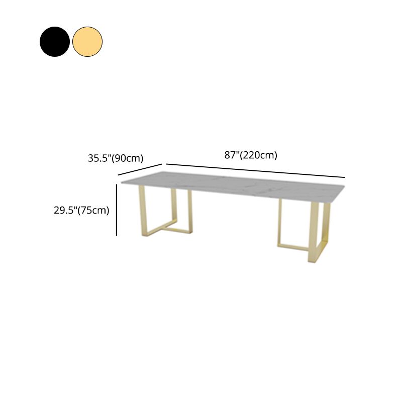 Sintered Stone Home Meeting Table Industrial Office Writing Table