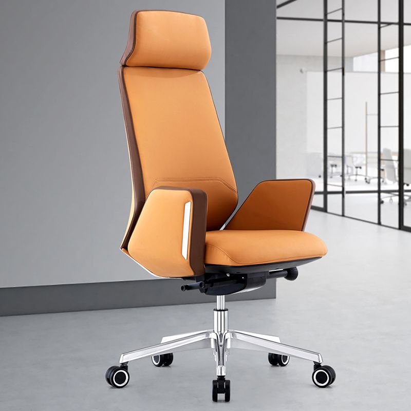 Modern Leather Executive Chair No Arm Managers Chair for Office