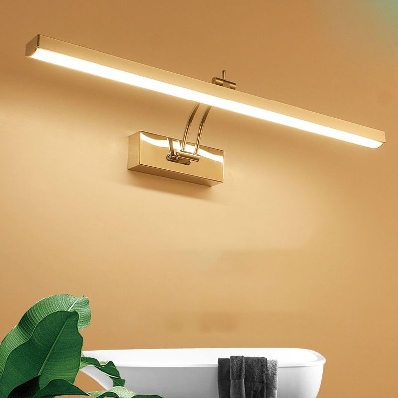 Vanity Light Contemporary Simple Linear Mirror Lighting Fixtures pour salle de bain