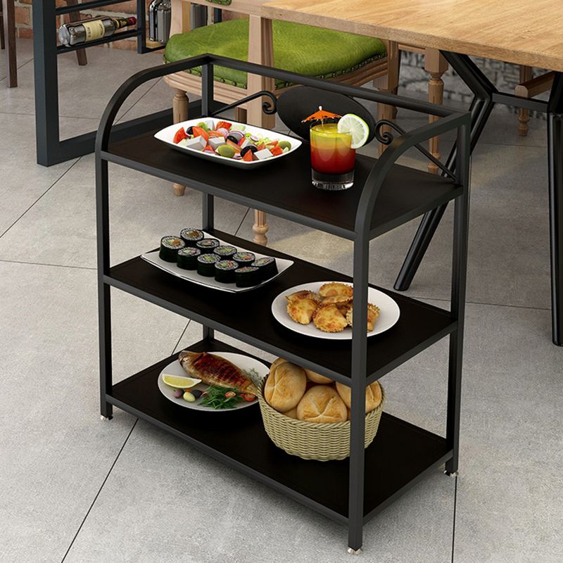 25.59"H Portable Contemporary Prep Table Metal Rectangular Prep Table for Home Use