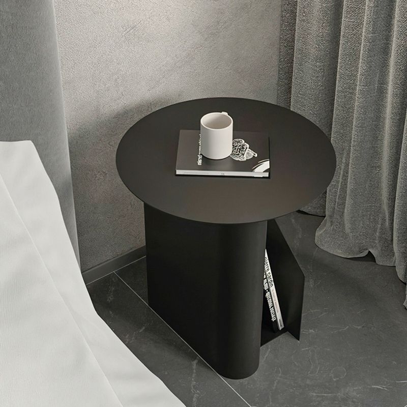 Contemporary Bedside Cabinet Open Storage Night Table for Bedroom