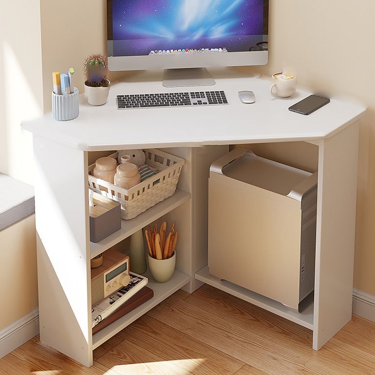 28.86-inch H Contemporary Computer Desk Manufactured Wood Corner Desk