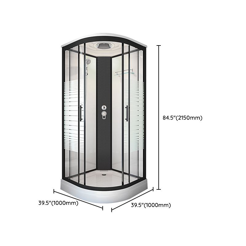 Framed Double Sliding Shower Stall Steam Shower Shower Stall