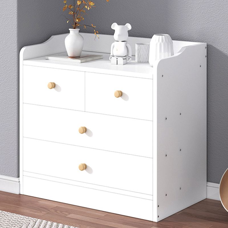 Scandinavian Kids Furniture Wood Nursery Dresser for Bathroom