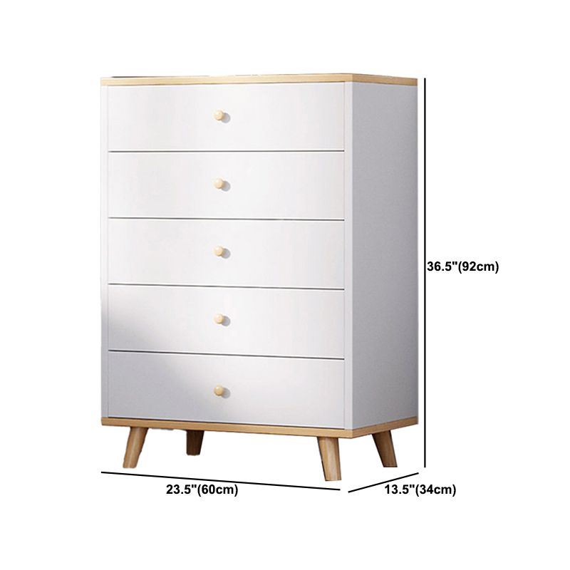 Contemporary Accent Chest 13.38" Wide Wood Rectangle Chest with Drawers